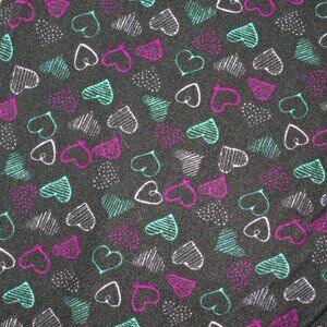 LuLaRoe OS One Size Leggings Hearts Pink White Green Black Party Love Valentine